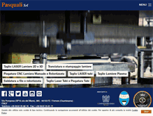 Tablet Screenshot of pasqualigroup.it